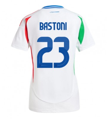 Italien Alessandro Bastoni #23 Udebanetrøje Dame EM 2024 Kort ærmer
